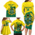 Custom Ghana Cricket Family Matching Long Sleeve Bodycon Dress and Hawaiian Shirt Go Ghanaian Tawny Eagle