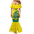 Custom Ghana Cricket Family Matching Mermaid Dress and Hawaiian Shirt Go Ghanaian Tawny Eagle