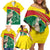 Custom Ghana Cricket Family Matching Off Shoulder Short Dress and Hawaiian Shirt Go Ghanaian Tawny Eagle