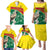 Custom Ghana Cricket Family Matching Puletasi and Hawaiian Shirt Go Ghanaian Tawny Eagle