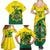 Custom Ghana Cricket Family Matching Summer Maxi Dress and Hawaiian Shirt Go Ghanaian Tawny Eagle