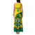 Custom Ghana Cricket Family Matching Tank Maxi Dress and Hawaiian Shirt Go Ghanaian Tawny Eagle