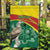 Custom Ghana Cricket Garden Flag Go Ghanaian Tawny Eagle