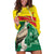 Custom Ghana Cricket Hoodie Dress Go Ghanaian Tawny Eagle