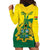 Custom Ghana Cricket Hoodie Dress Go Ghanaian Tawny Eagle