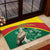 Custom Ghana Cricket Rubber Doormat Go Ghanaian Tawny Eagle