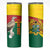 Custom Ghana Cricket Skinny Tumbler Go Ghanaian Tawny Eagle