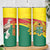 Custom Ghana Cricket Skinny Tumbler Go Ghanaian Tawny Eagle