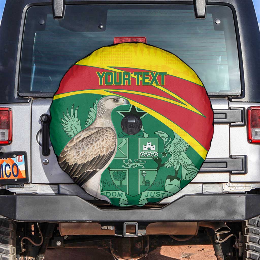 Custom Ghana Cricket Spare Tire Cover Go Ghanaian Tawny Eagle