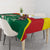 Custom Ghana Cricket Tablecloth Go Ghanaian Tawny Eagle