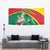 Custom Ghana Cricket Tapestry Go Ghanaian Tawny Eagle