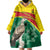 Custom Ghana Cricket Wearable Blanket Hoodie Go Ghanaian Tawny Eagle