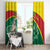 Custom Ghana Cricket Window Curtain Go Ghanaian Tawny Eagle