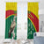 Custom Ghana Cricket Window Curtain Go Ghanaian Tawny Eagle