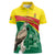 Custom Ghana Cricket Women Polo Shirt Go Ghanaian Tawny Eagle