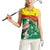 Custom Ghana Cricket Women Sleeveless Polo Shirt Go Ghanaian Tawny Eagle