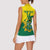 Custom Ghana Cricket Women Sleeveless Polo Shirt Go Ghanaian Tawny Eagle