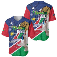 Namibia 1990 Baseball Jersey Independence Anniversary African Pattern