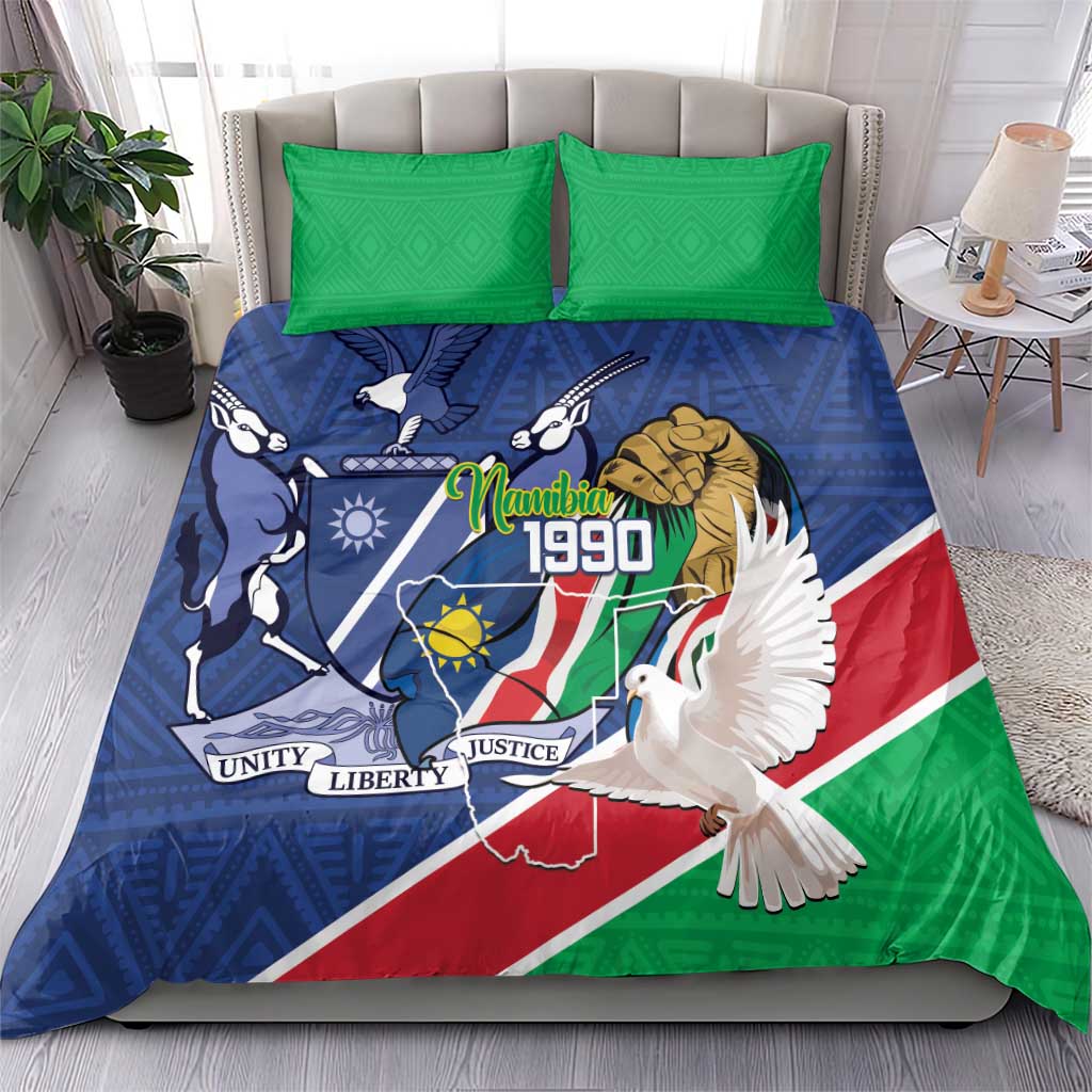 Namibia 1990 Bedding Set Independence Anniversary African Pattern