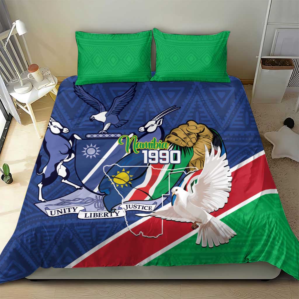 Namibia 1990 Bedding Set Independence Anniversary African Pattern