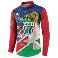 Namibia 1990 Button Sweatshirt Independence Anniversary African Pattern
