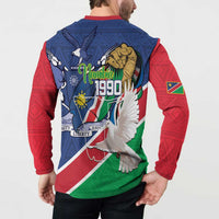 Namibia 1990 Button Sweatshirt Independence Anniversary African Pattern