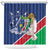 Namibia 1990 Shower Curtain Independence Anniversary African Pattern