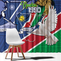 Namibia 1990 Window Curtain Independence Anniversary African Pattern
