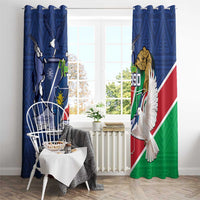 Namibia 1990 Window Curtain Independence Anniversary African Pattern