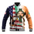 United States And Ireland Baseball Jacket USA Eagle With Irish Celtic Cross - Wonder Print Shop