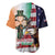 United States And Ireland Baseball Jersey USA Eagle With Irish Celtic Cross - Wonder Print Shop