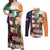 United States And Ireland Couples Matching Off Shoulder Maxi Dress and Long Sleeve Button Shirt USA Eagle With Irish Celtic Cross - Wonder Print Shop