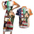 United States And Ireland Couples Matching Short Sleeve Bodycon Dress and Hawaiian Shirt USA Eagle With Irish Celtic Cross - Wonder Print Shop