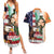 United States And Ireland Couples Matching Summer Maxi Dress and Hawaiian Shirt USA Eagle With Irish Celtic Cross - Wonder Print Shop