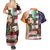 United States And Ireland Couples Matching Summer Maxi Dress and Hawaiian Shirt USA Eagle With Irish Celtic Cross - Wonder Print Shop