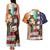 United States And Ireland Couples Matching Tank Maxi Dress and Hawaiian Shirt USA Eagle With Irish Celtic Cross - Wonder Print Shop