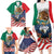 United States And Mexico Family Matching Long Sleeve Bodycon Dress and Hawaiian Shirt USA Eagle With Mexican Aztec