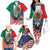 United States And Mexico Family Matching Off The Shoulder Long Sleeve Dress and Hawaiian Shirt USA Eagle With Mexican Aztec