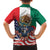 United States And Mexico Family Matching Short Sleeve Bodycon Dress and Hawaiian Shirt USA Eagle With Mexican Aztec