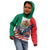 United States And Mexico Kid Hoodie USA Eagle With Mexican Aztec LT14