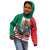 United States And Mexico Kid Hoodie USA Eagle With Mexican Aztec LT14