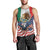 United States And Mexico Men Tank Top USA Eagle With Mexican Aztec - Wonder Print Shop