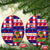 Haiti Christmas Ceramic Ornament Jwaye Nowe 2023 With Coat Of Arms - Wonder Print Shop