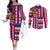 haiti-christmas-couples-matching-off-the-shoulder-long-sleeve-dress-and-long-sleeve-button-shirt-jwaye-nowe-2023-with-coat-of-arms