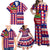 Haiti Christmas Family Matching Off Shoulder Maxi Dress and Hawaiian Shirt Jwaye Nowe 2023 With Coat Of Arms - Wonder Print Shop