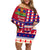 Haiti Christmas Family Matching Off Shoulder Short Dress and Hawaiian Shirt Jwaye Nowe 2023 With Coat Of Arms - Wonder Print Shop