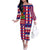 Haiti Christmas Off The Shoulder Long Sleeve Dress Jwaye Nowe 2023 With Coat Of Arms - Wonder Print Shop