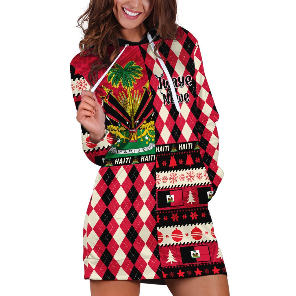 Haiti 1964 Christmas Hoodie Dress Jwaye Nowe 2023 With Coat Of Arms - Wonder Print Shop