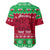 Personalised Wales Christmas Baseball Jersey Nadolig Llawen Cymru Unique Version - Wonder Print Shop