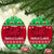 Wales Christmas Ceramic Ornament Nadolig Llawen Cymru Unique Version - Wonder Print Shop